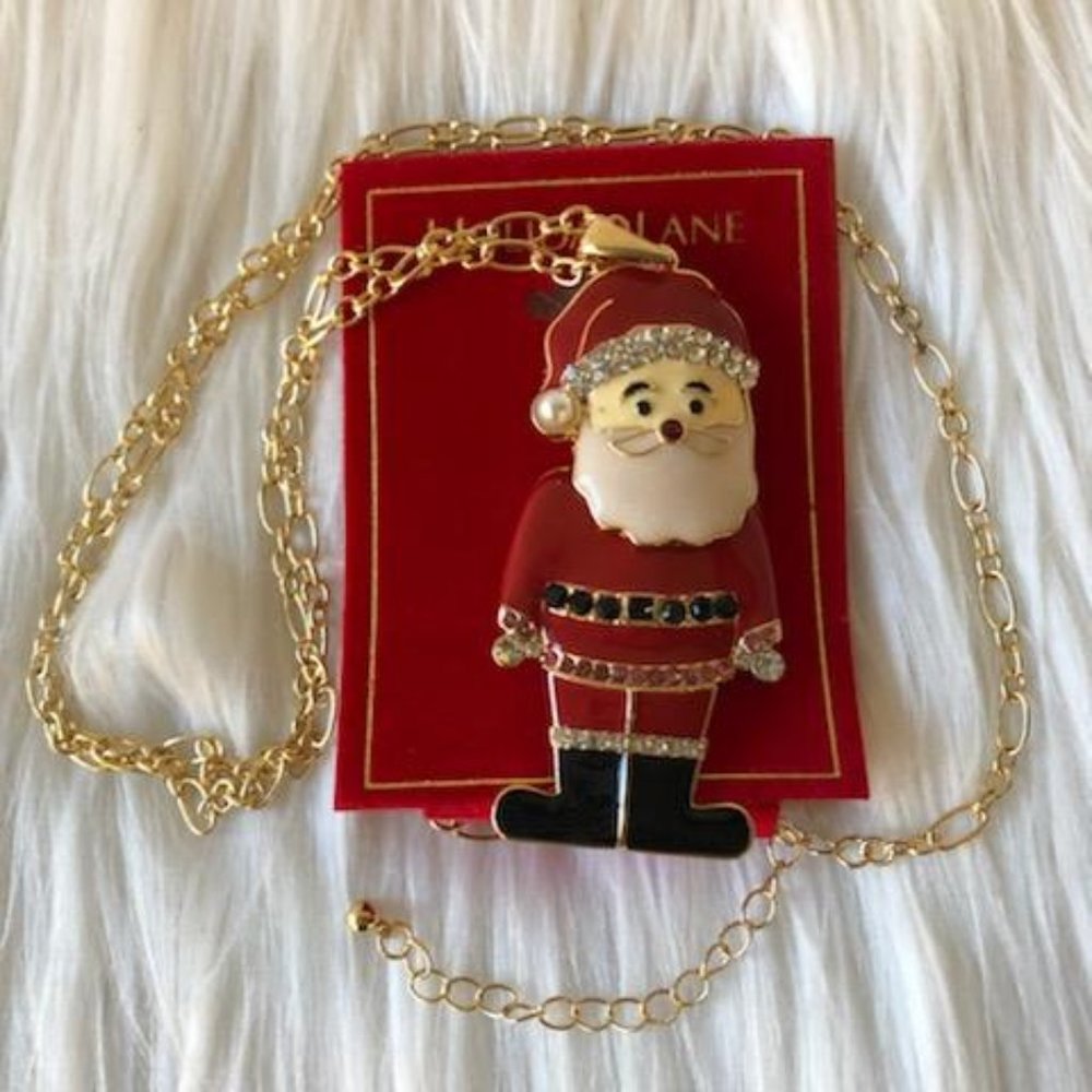 Santa Long Pendant Necklace